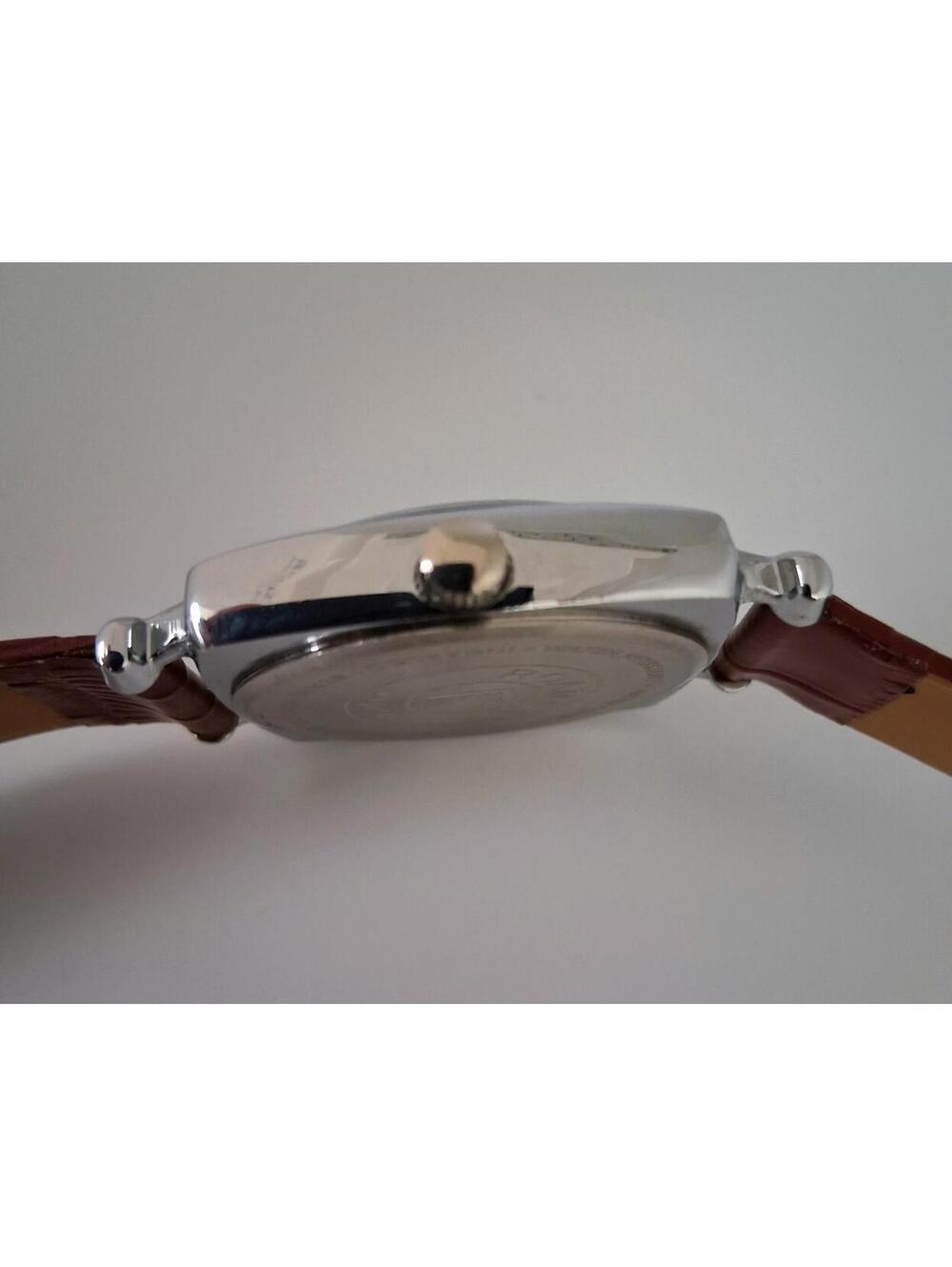 Vintage Roamer Men's Leather Mechanical Watch RARE - Picture 5 of 6